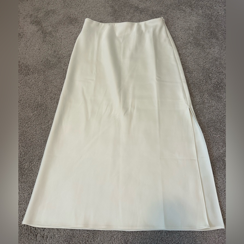 H&M Cream Maxi Skirt